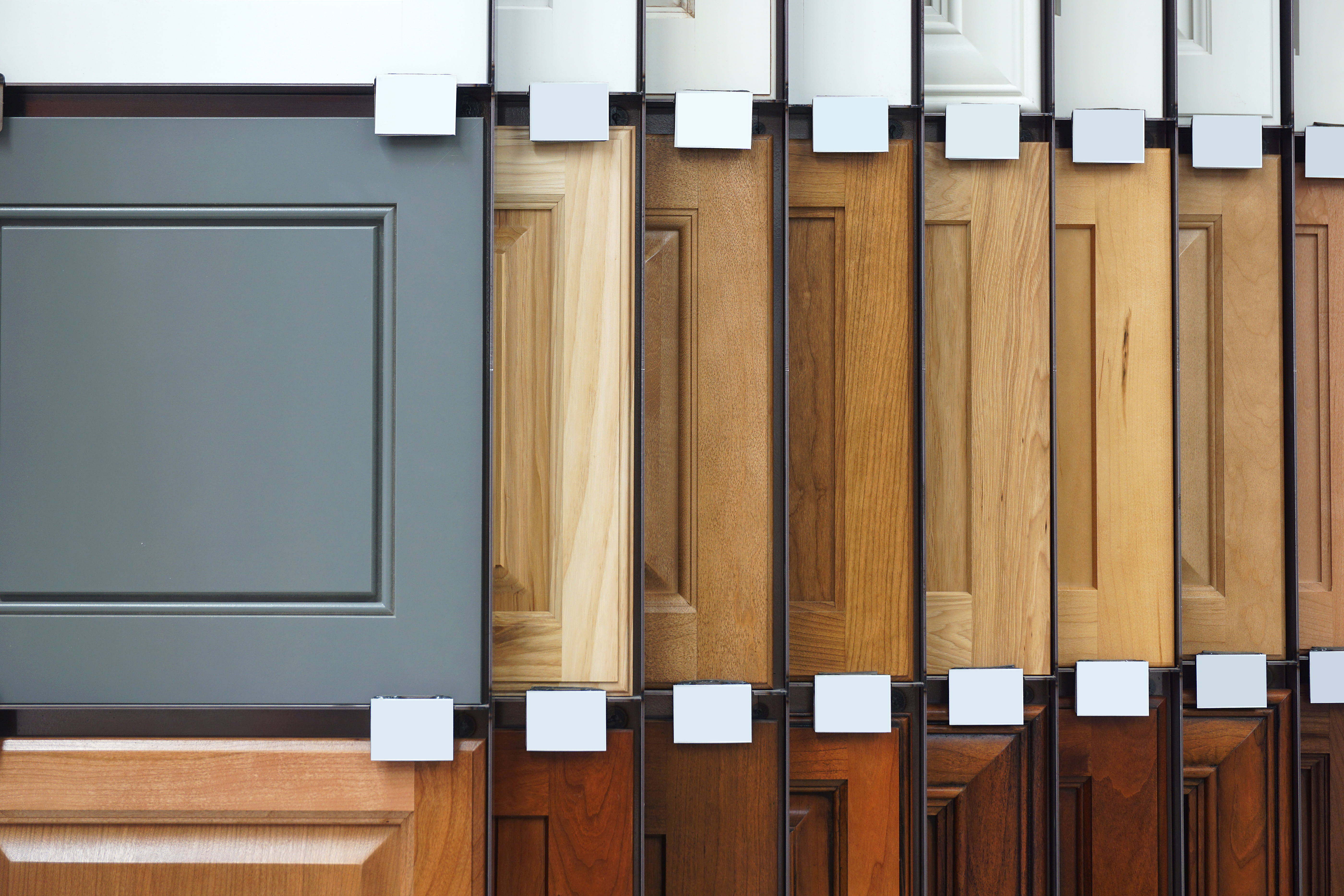 wood cabinet door samples in market | Pierce Flooring